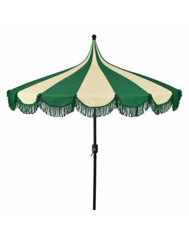 Parasol vert foncé polyester h238xl235xl235cm
