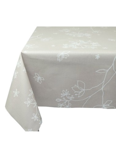 Nappe enduite carrée 120 x 120 cm beige