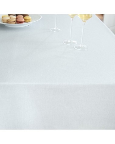 Nappe enduite ronde 160 x 160 cm gris