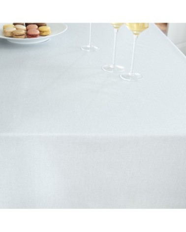 Nappe enduite ovale 160 x 200 cm gris