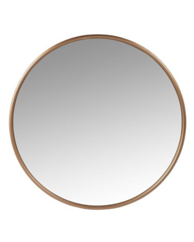 Miroir rond doré D81