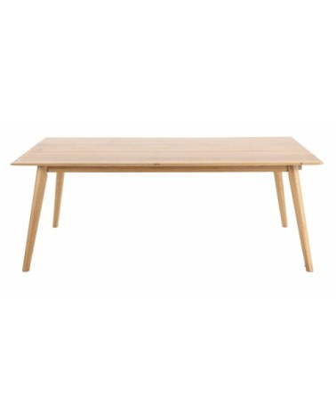 Table extensible chêne massif 180 cm allonges en option