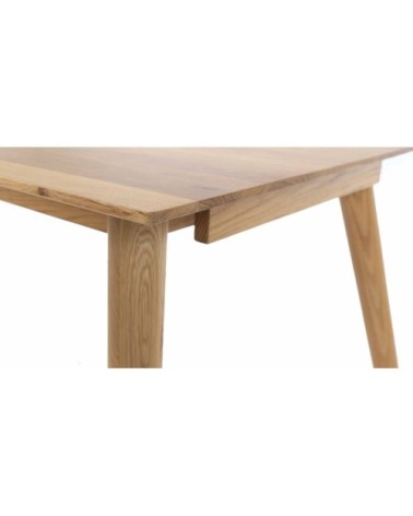 Table extensible chêne massif 180 cm allonges en option