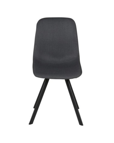 Chaise en tissu gris