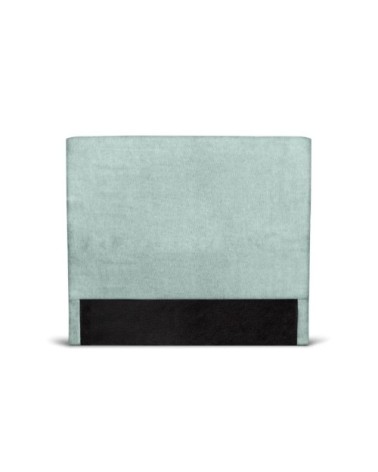 Tête de lit lisse en tissu - bleu clair - 140 cm