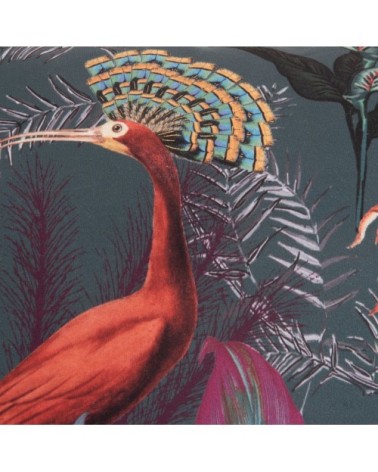 Housse de coussin imprimé animal exotique multicolore 30x50