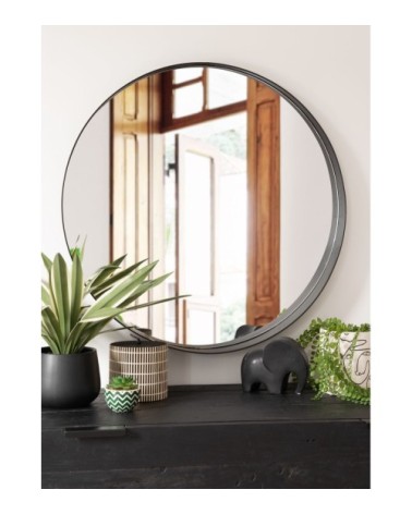 Miroir en métal noir D76