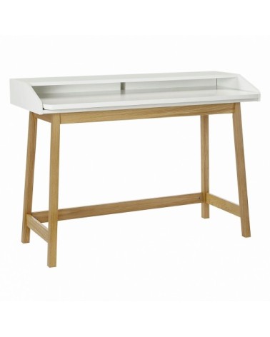 Bureau design compact blanc