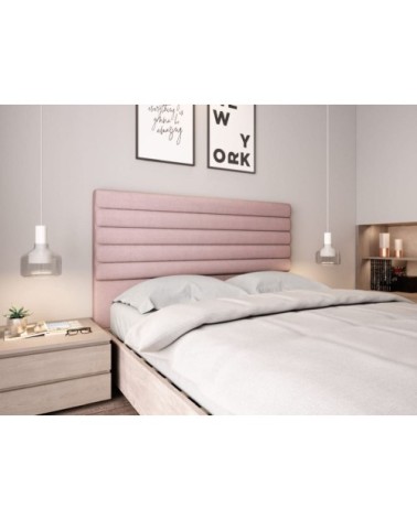 Tête de lit en tissu - rose - 160 cm