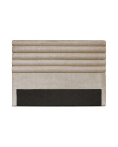 Tête de lit en tissu - beige - 140 cm