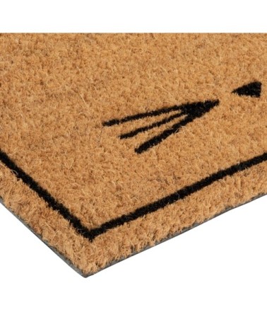 Paillasson chat marron 45x27