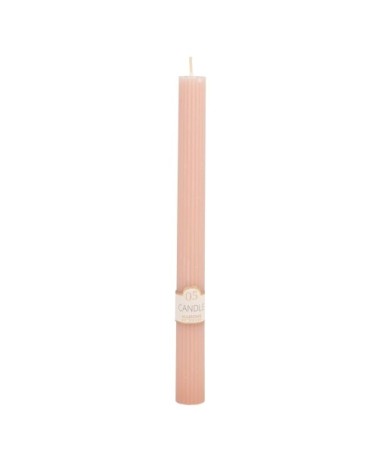 Bougie longue rose H24