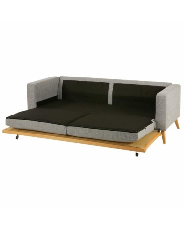 Canapé convertible style scandinave 3/4 places gris clair