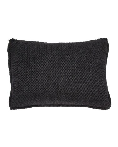 Coussin en  Alpaga anthracite 35X50 CM
