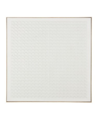 Toile peinte blanche 100x100