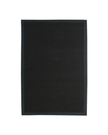 Tapis en jute noir 160x230