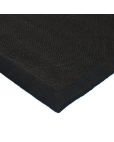 Tapis en jute noir 160x230