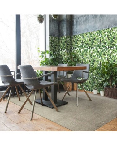 Tapis effet délavé taupe 160x230