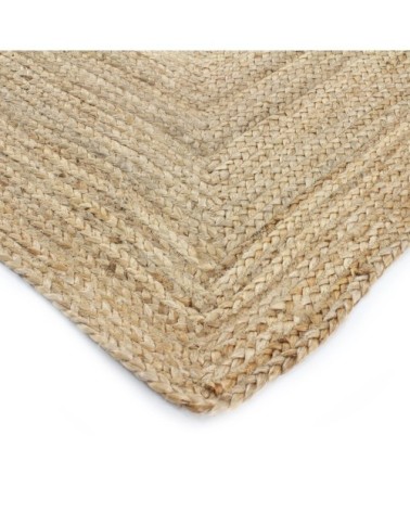 Tapis tressé en jute naturel 120x170