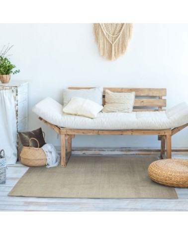 Tapis effet délavé taupe 120x170