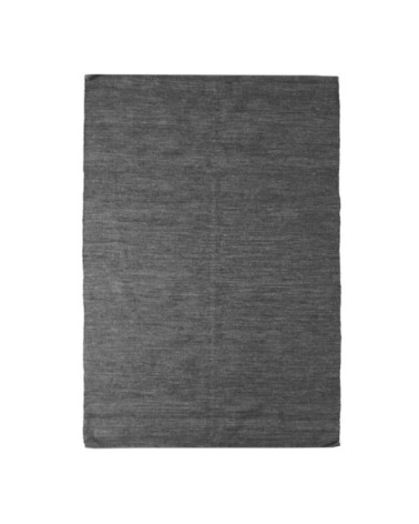 Tapis en laine gris foncé 120x170
