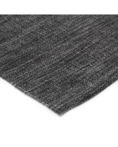 Tapis en laine gris foncé 120x170
