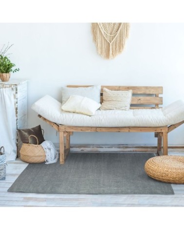 Tapis effet délavé gris 120x170