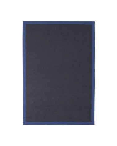 Tapis en jute bleu foncé 160x230