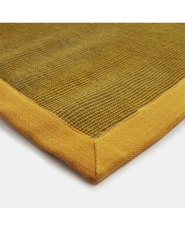 Tapis en jute jaune 160x230