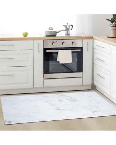Tapis de cuisine imprimé marbre 45x120
