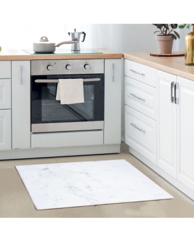 Tapis de cuisine imprimé marbre 45x75