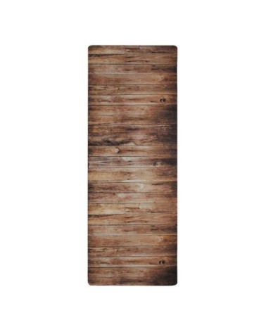 Tapis de cuisine imprimé bois marron 45x120