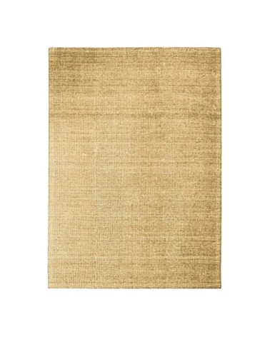 Tapis en laine et coton ocre 160x230