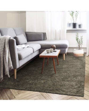 Tapis texturé vintage taupe 190x290