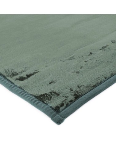 Tapis extra-doux effet velours vert foncé 120x170