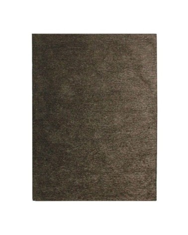Tapis texturé vintage marron écorce 190x290