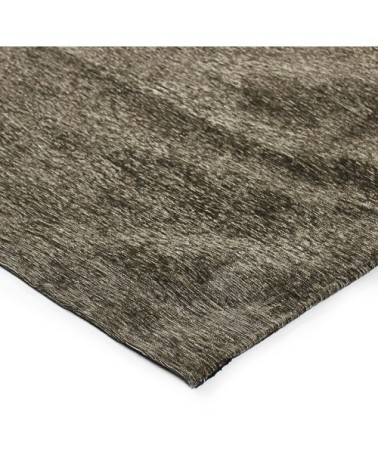 Tapis texturé vintage marron écorce 190x290