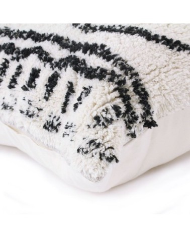 Coussin effet vintage naturel 60x80