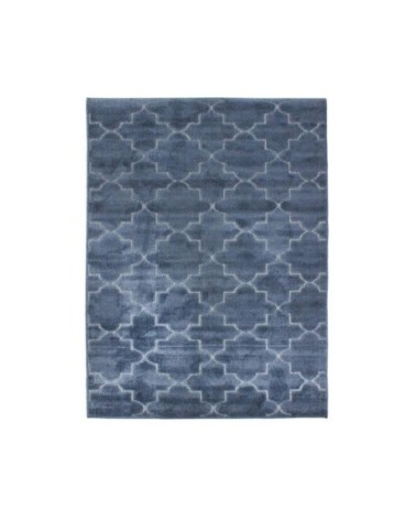 Tapis à motifs arabesques bleu 133x180