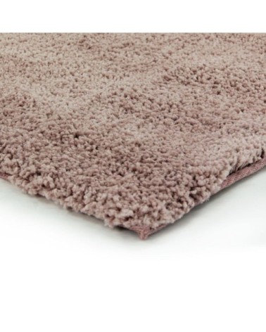Tapis toucher laineux et extra-doux rose poudré 160x230