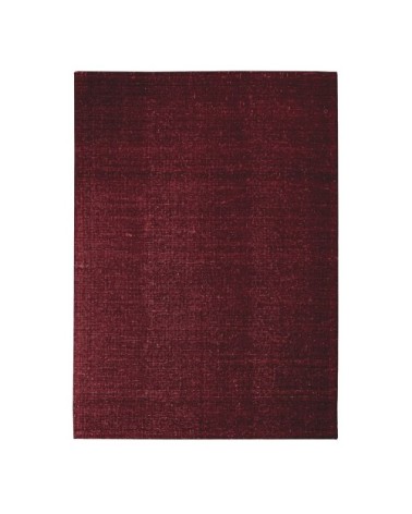 Tapis en laine et coton rouge foncé 160x230