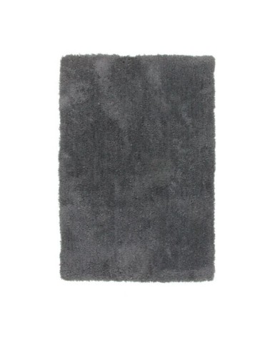 Tapis toucher laineux et extra-doux gris foncé 160x230