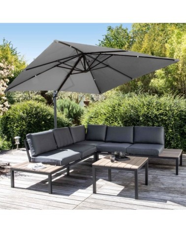 Toile pour parasol déporté 3x3m anthracite