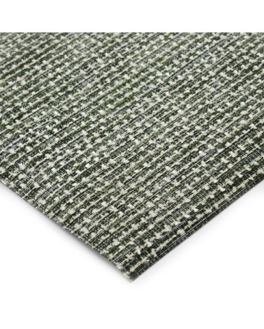 Tapis effet tweed pour intérieur et extérieur vert 120x170