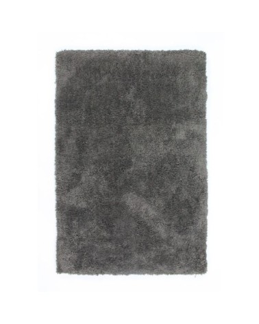 Tapis toucher laineux et extra-doux taupe 120x170