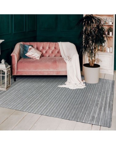 Tapis scintillant pour intérieur-extérieur argent 180x280