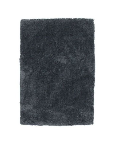 Tapis à poils longs extra-doux bleu cendré 60x90