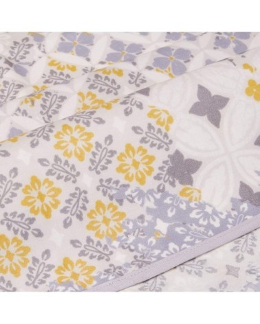 Nappe en coton enduit PVC glacier 160x200 cm