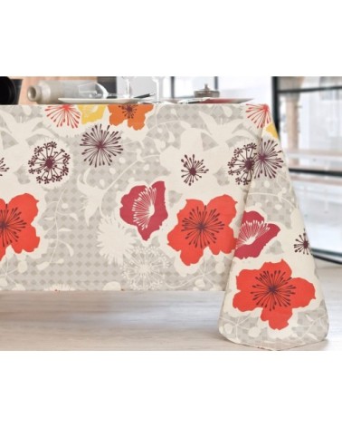 Nappe en coton enduit PVC multicolore 160x350 cm
