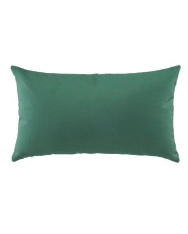 Coussin imprimé vert olive, écru et vert 30x50